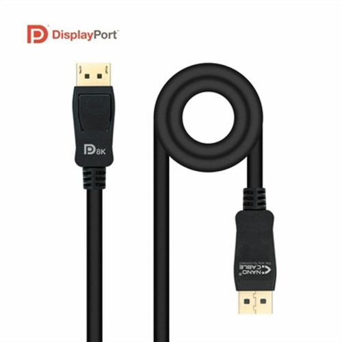 DisplayPort kábel NANOCABLE 10.15.2501 Fekete 1,5 m (1,5 m)
