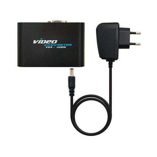 HDMI–VGA Audio Adapter NANOCABLE 10.16.2101-BK