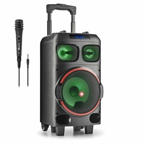Bluetooth Hangszóró Karaoke Mikrofonnal NGS WILD DUB ZERO Fekete 120W