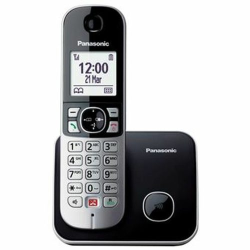 Vezetékes Telefon Panasonic KX-TG6852SPB Fekete 1,8"