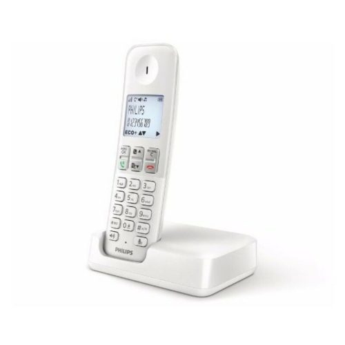 Vezeték Nélküli Telefon Philips D2501W/34 1,8" 500 mAh GAP Fehér
