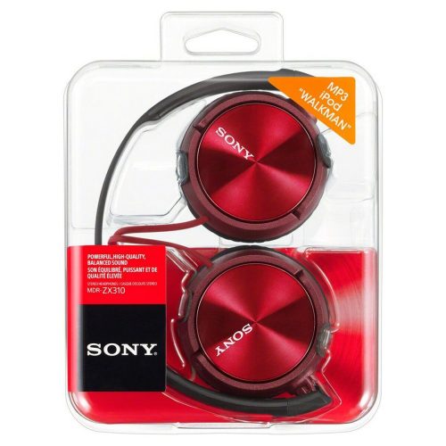 Fejhallgatók Sony MDR-ZX310AP Piros