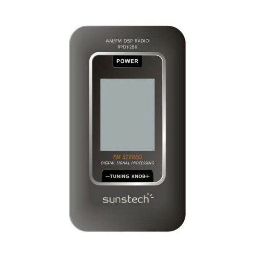 Tranzisztoros Rádió Sunstech RPD12 AM/FM LCD Fekete