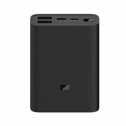 Mobil akkumulátor Xiaomi 10000mAh Mi Power Bank 3 Ultra Compact Fekete 10000 mAh