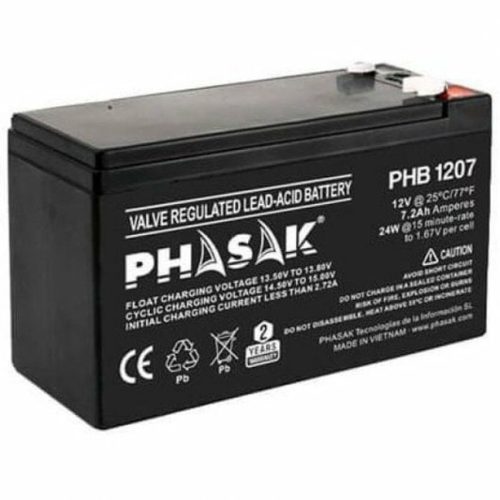 Akkumulátor a Szünetmentes Tápegység Phasak PHB 1207 12 V