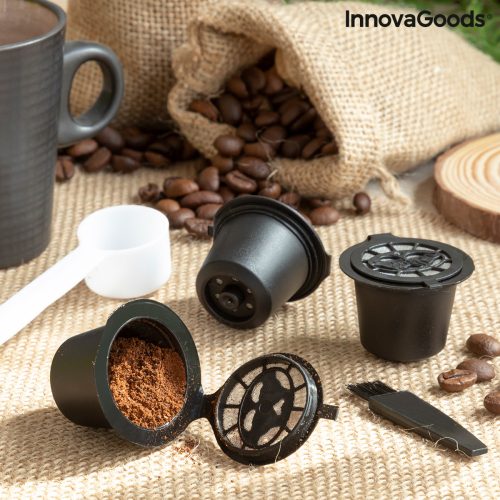 3 db újrafelhasználható kávékapszula készlet Recoff InnovaGoods